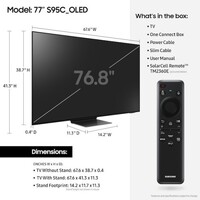 TV 77“ S95C SERIES OLED 4K QUANTUM HDR 4K 2023