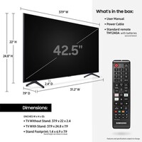 TV 43IN 7000 FLAT 4K UHD SMARTTV