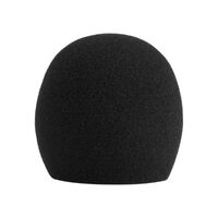 WINDSCREEN BLACK FOAM WINDSCREEN FOR ALL SHURE BALL TYPE MICS