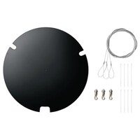 MOUNT KIT - GRIPPLE MOUNT KIT, ROUND, BLACK COVER