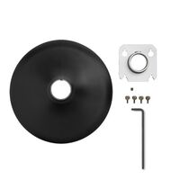 MOUNT KIT - 1.5" POLE MOUNTING ACCESSORY KIT FOR MXA901-R MICROPHONES, BLACK