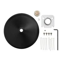MOUNT KIT - 3/8" POLE MOUNTING ACCESSORY KIT FOR MXA901-R MICROPHONES, BLACK