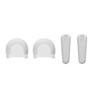 ACCESSORY 2 WINDSCREENS 2 CLIPS COVERS - WHITE