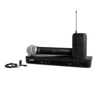 WIRELESS SYSTEM DUAL RECEIVER W/CVL LAPEL AND PG58 HANDHELD