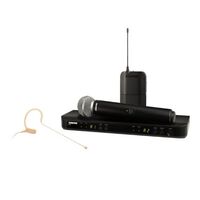 WIRELESS SYSTEM DUAL RECEIVER COMBO W/MX153 LAPEL AND SM58 HANDHELD