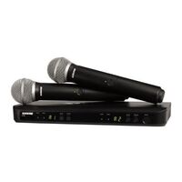 WIRELESS SYST DUAL CHANNEL WITH 2 PG58 HANDHELD MICS