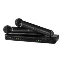 WIRELESS SYSTEM DUAL CHANNEL WITH (2) SM58 HANDHELD MICS