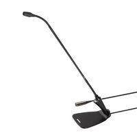 MICROPHONE GOOSENECK MIC BLACK W/ BASE/SWITCH/LR 18"