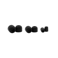 REPLACEMENT FOAM EARPHONE SLEEVES 6-PACK (3 PAIR) MULTIPACK KIT 1/PAIR EA OF S/M/L