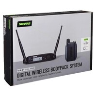 WIRELESS SYSTEM GLXD14+ BODYPACK RECEIVER WITH WA302 INSTRUMENT CABLE