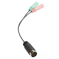 CABLE ADAPTER DUAL 3.5MM FEM TO MALE 3.5 TRRS