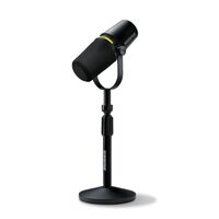 MICROPHONE XLR/USB SPEECH MICROPHONE - BLACK +STAND