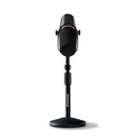 MICROPHONE XLR/USB SPEECH MICROPHONE - BLACK +STAND