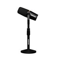 MICROPHONE XLR/USB SPEECH MICROPHONE - BLACK +STAND