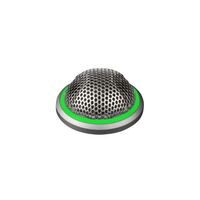 MICRPHONE BUSHED ALUMINUM BUTTON MIC - BIDIRECTIONAL PATTERN - REMOTEABLE LED 5-PIN XLR