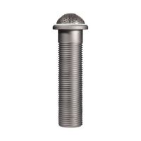 MICRPHONE BUSHED ALUMINUM BUTTON MIC - BIDIRECTIONAL PATTERN - REMOTEABLE LED 5-PIN XLR
