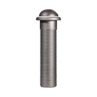 MICROPHONE BUSHED ALUMINUM BUTTON MIC CARDIOID REMOTEABLE LED, 5-PIN XLR