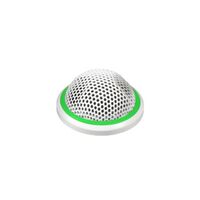 MICROPHONE WHITE LOW PROFILE BOUNDARY/BI-DIRECTIONAL/REMOTEABLE LED/5-PIN XLR