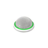 MICROPHONE WHITE LOW PROFILE BOUNDARY MIC OMNI/REMOTEABLE LED/5-PIN XLR