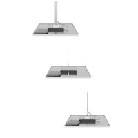 MICROPHONE 902 CEILING ARRAY - WHITE - SQUARE 24IN W/SPEAKER