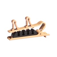 ACCESSORY DUAL MOUNT TAN TIE CLIP 3 PCS