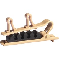 REPLACEMENT DUAL TIE CLIP - TAN - QTY 3