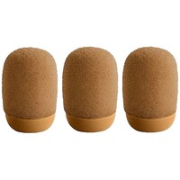 WINDSCREEN SNAP-FIT FOR UL4 LAVALIER MICROPHONES - COCOA