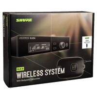 WIRELESS SYSTEM W/SLXD1 BODYPACK/SLXD4 RECEIVER/UL4B/C LAV 514-558MHZ