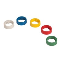 ACCESSORY 5 IDENTIFICATION RINGS F/ULX-D AND QLX-D WIRELESS HANDHELD TRANSMITTERS