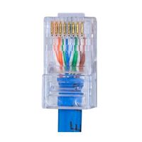 CONNECTOR STANDARD CAT5E RJ45 (BLUE TINT) - 20PCS/BAG