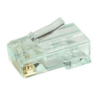 CONNECTOR PASS THROUGH GREEN TINT - CAT6 UTP - 500PC JAR