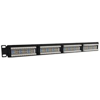 PATCH PANEL 24 PORT LOADED UTP CAT5E/1RU/110  STYLE/CABLE MNGMNT BRACKET/CABLE TIES AND RACK SCREWS