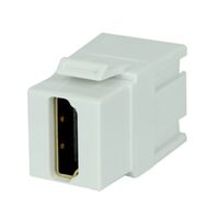 KEYSTONE COUPLER HDMI FEMALE TO FEMALE WHITE 10PK