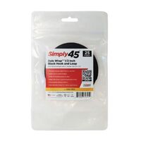 HOOK AND LOOP 1/2 INCH BLACK 5.6-LB TENSILE STRENGTH 25’ - 1EA BAG