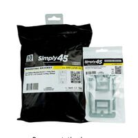 BRACKET LOW VOLTAGE  1-GANG CUT-IN / STEEL / FITS 1/2" TO 1-1/4" DRYWALL, 10 PK