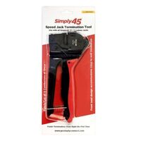 TOOL KEYSTONE JACK TERMINATION-PUNCH+CUT ALL 8 CONDUCTORS/WORKS W/ALL SIMPLY45 110 STYLE KEYSTONES