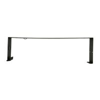 BRACKET 19" HINGED WALL MOUNT BRACKET 1U 6" DEEP (F/24 PORT PATCH PANEL OR EQUIPMENT) BLACK
