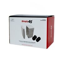 BOX WATERPROOF IP68 RATED SURFACE MNT/2 PORT WITH 2 CABLE GLANDS COMPATIBLE WITH S45-WP3203-WHITE