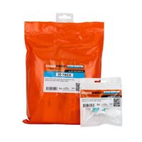 KEYSTONE JACK DUPLEX LC/PC TO LC/PC AQUA MULTIMODE FIBER OPTIC OM3/4 WHITE 10PK