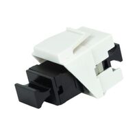 KEYSTONE MPO COUPLER POLARITY A, WHITE