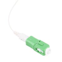 CONNECTOR SC/APC SINGLE-MODE W/HIGH CLARITY MATCHING GEL 250/900?M FIBER GREEN