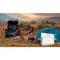 TV 24" PORTABLE TV WITH BATTERY, TUNER AND CASE INCLUDED