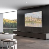 TV 65" CANVAS WITH 100 PIECES OF ART AND GOOGLE TV