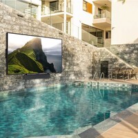 TV 65" FULL SUN IP66 OUTDOOR WITH 3,000 NITS, GOOGLE TV PLATFORM AND 100 WATT 8 CHANNEL SPEAKER SOUN