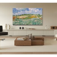 TV 65" CANVAS WITH 100 PIECES OF ART AND GOOGLE TV