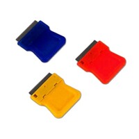 SCRAPERS RAZOR BLADES SCRAPER - PLASTIC - 1IN - ASSORTED