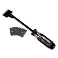 SCRAPERS RAZOR BLADES SCRAPER - METAL - 1IN - LONG HANDLE