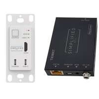 EXTENDER KIT DECORA WALL PLATE STYLE  4K HDMI 2.0B (18GBPS) 35/50M HDMI(RX AND TX)