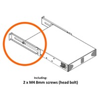 RACK REAR SUPPORT KIT - 1U