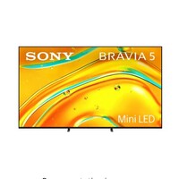 TV 75" BRAVIA 5 LED-BACKLIT LCD SMART GOOGLE TV 4K UHD 3840X2160 HDR MINI-LED (2025)